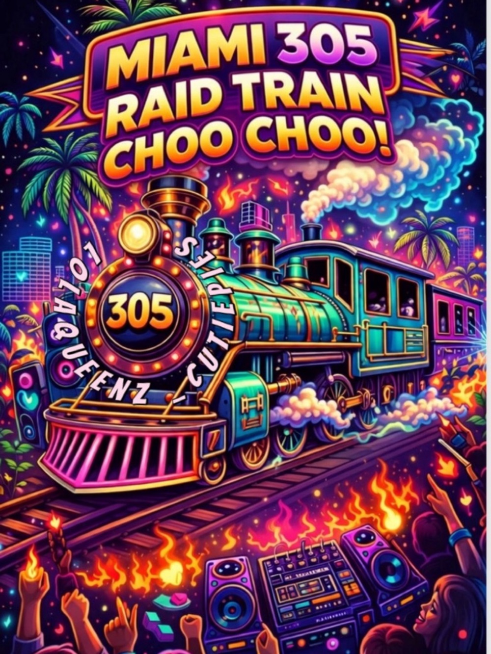 ✨🥳📢305 Miami Party Bus Train ✨🥳🍾😱